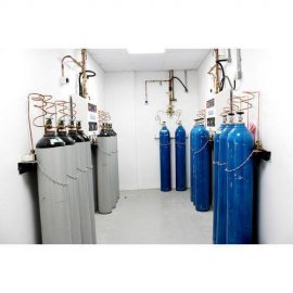 Lắp đặt hệ thống cấp khí bằng chai khí cao áp
